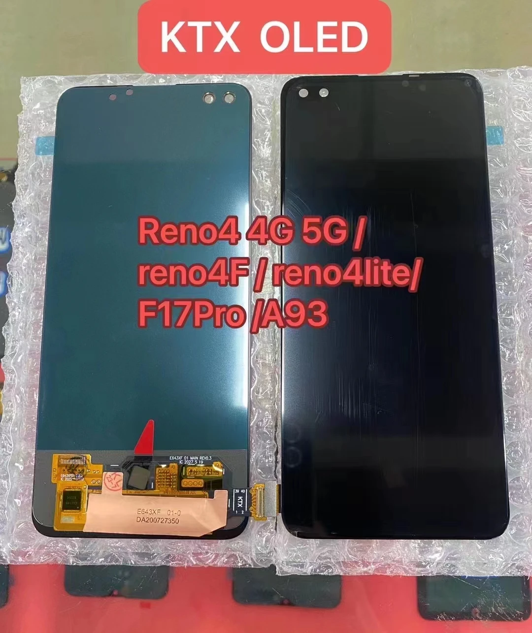 

Оригинальный ЖК-дисплей для RENO4 RENO4F F11PRO A93 4G 5G OLED с рамкой сенсорный экран дигитайзер ЖК-дисплей для A94 4G OLED RENO4 OLED/DS дисплей