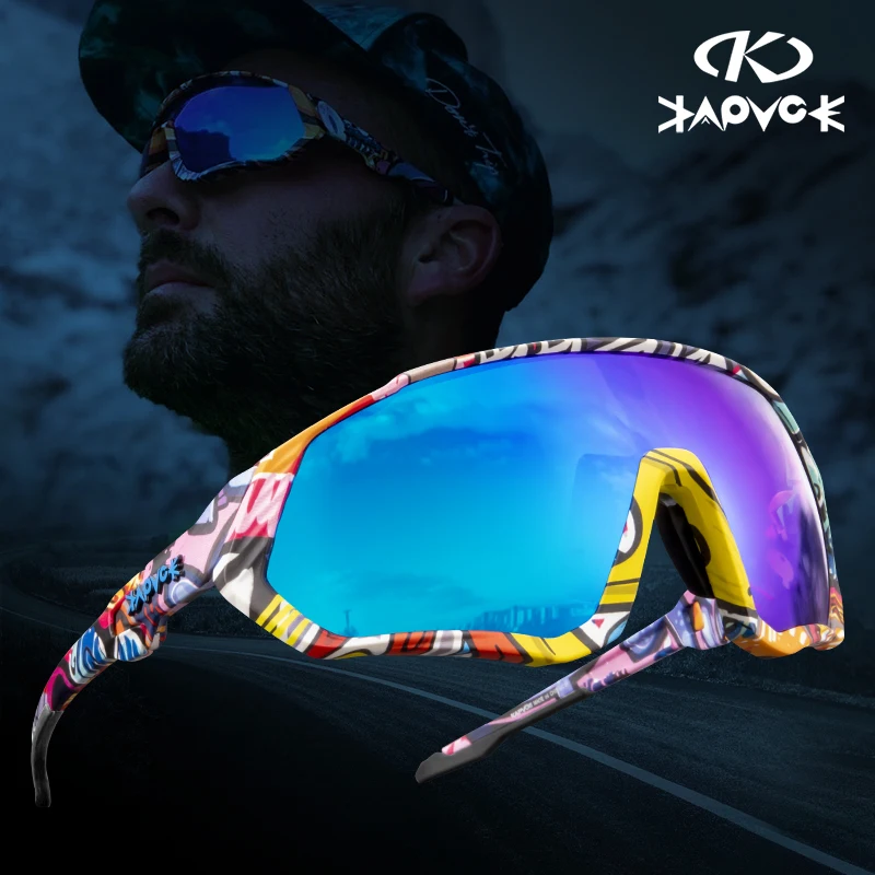 

Kapvoe Skiing Eyewear Man Polarized MTB Mountain Bicycle Sunglasses Woman Cycling Goggles Outdoor Photochromic Snowboard Mask