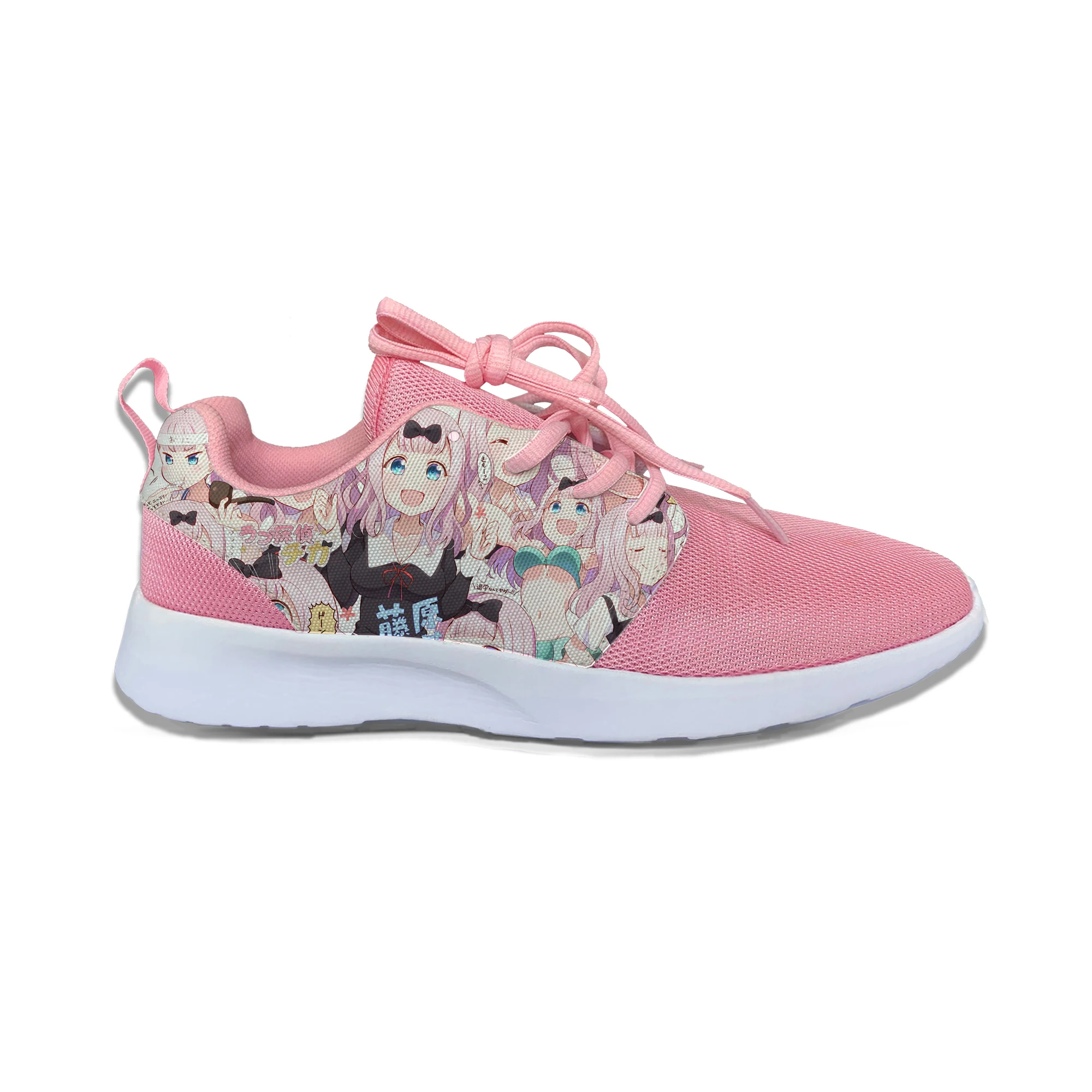 

Anime Kaguya sama Love Is War Fujiwara Chika Sport Running Shoes Casual Breathable Lightweight 3D Print Female Women Sneakers