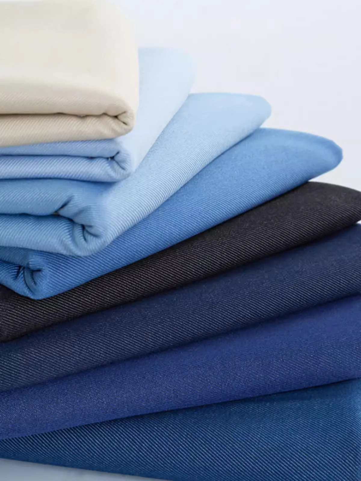 Джинсовая ткань из чистого хлопка по метрам для юбок пальто шитья модная