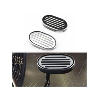 motorcycle brake pedal pad cover footpeg grill billet for harley sportster xl 883 1200 custom softail dyna wide glide 2003 2014