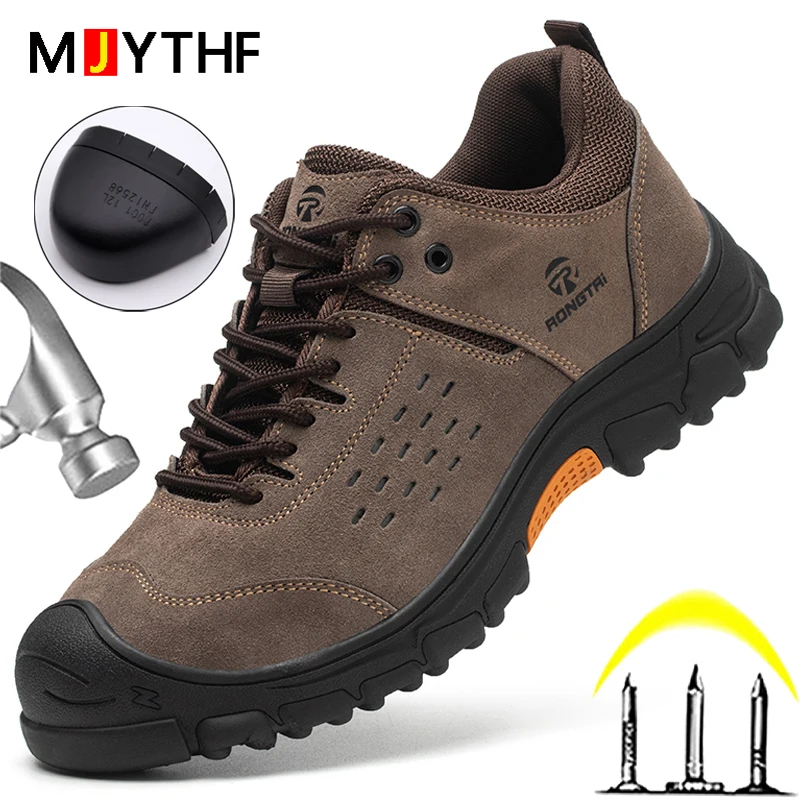 Anti-smash Indestructible Shoes Anti-puncture Safety Shoes Men Work Sneakers Steel Toe Protective Shoes Work Industrial Shoes