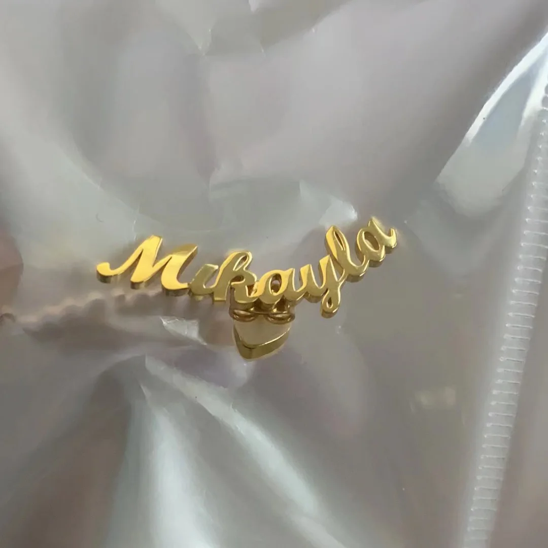 Custom Name Earrings Personalized Double Layer Nameplate Stud Earring Women Letter Customized Name Earrings Hiphop Women Jewelry