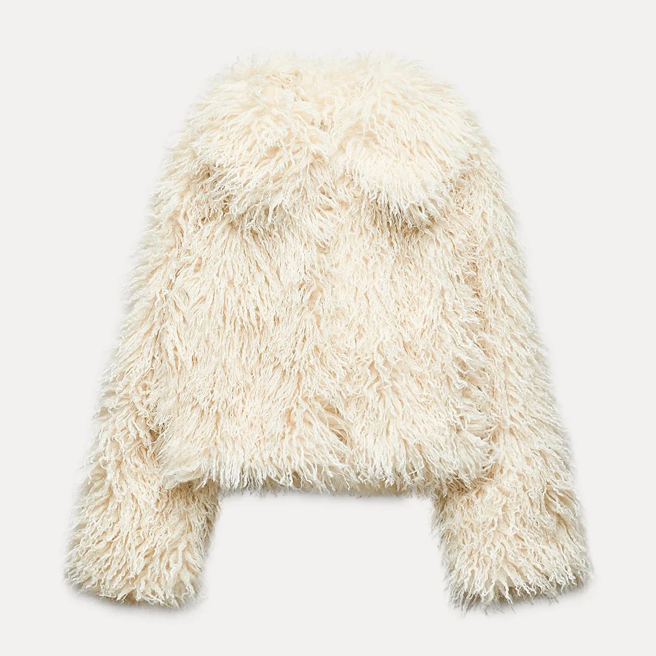 Fandy Lokar зимние куртки из искусственного меха женские модные однотонные пальто с