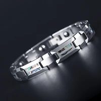 magnetic bracelet luxury natural shell black ceramic bracelets bangles unisex wristband luxury jewelry gifts
