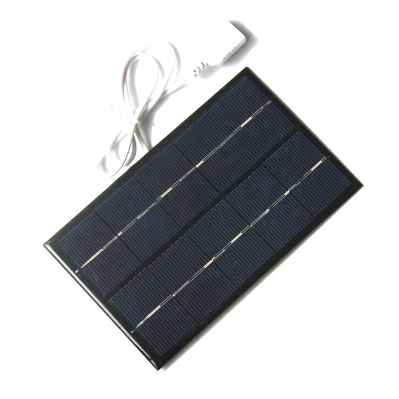 

2W 5V 380MA USB Mini Solar Panel Module DIY Polysilicon Solar Cell Charger For Phone USB Fan