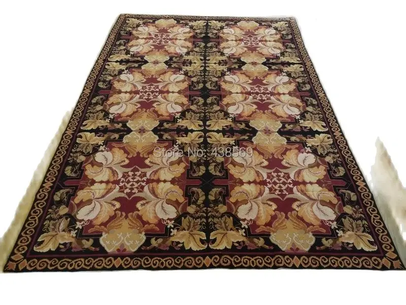 

Free Shipping 6'x9' 10K Needlepoint Carpet handmade Rugs 100% New Zealand Wool high quality woolen rug