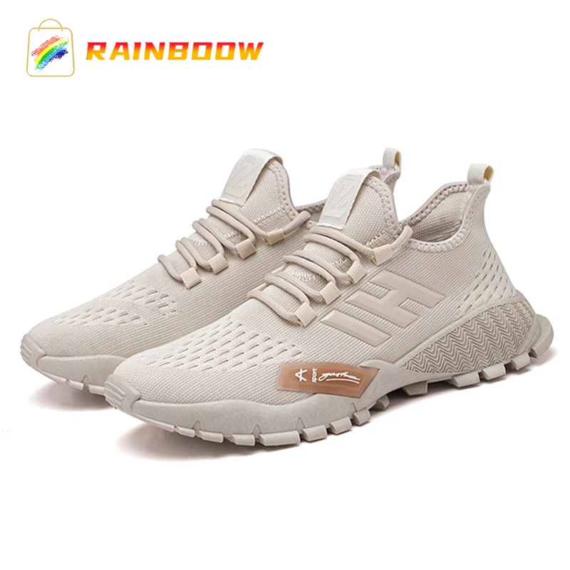 

Мужские спортивные туфли, удобная сетчатая дышащая повседневная обувь, мягкие уличные дорожные кроссовки