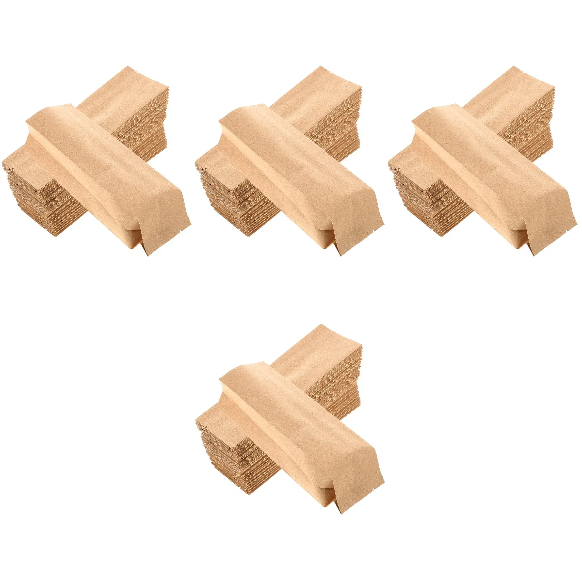 

4 пакета для сухих продуктов, стоячий пакет из крафтовой бумаги, боковые пакеты с ластовицей, пакеты для герметизации, пакет для пищевой упаковки, пакет для крафтового чая