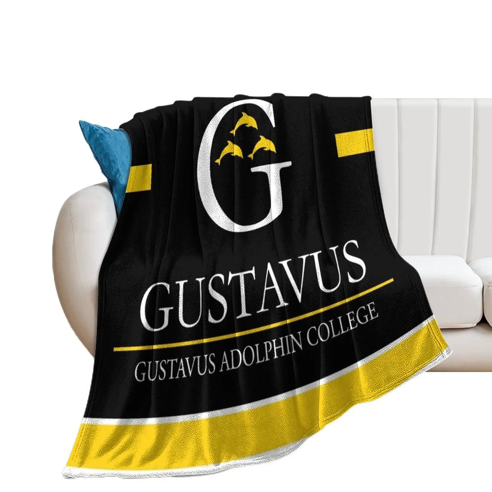 Студенческое Одеяло Gustavus адольфин мягкие диваны одеяла