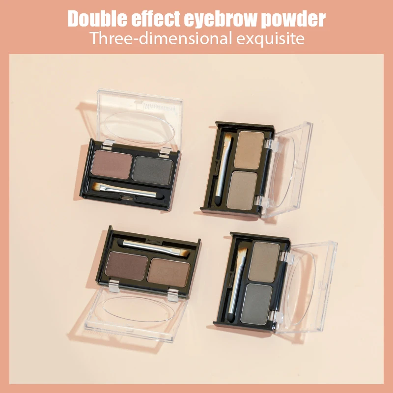 Тени для век девушек и женщин инструменты макияжа 2 цвета водостойкий макияж