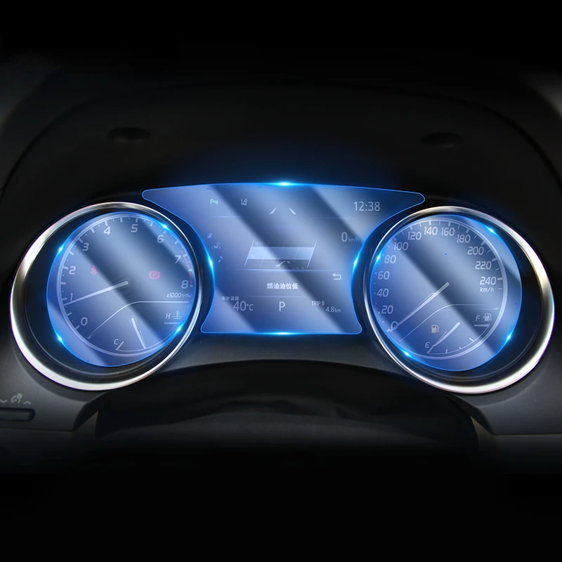 

For Toyota Camry 2018 2020 Automotive interior Instrument panel membrane LCD screen TPU protective film decoration Anti-scratch