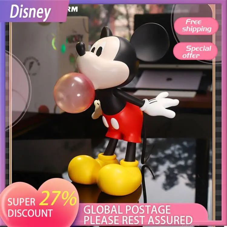 

Disney выдувание пузырьков Микки классический прилив игры Милая Рука до 28 см настольное креативное украшение высокий внешний вид уровень подарок