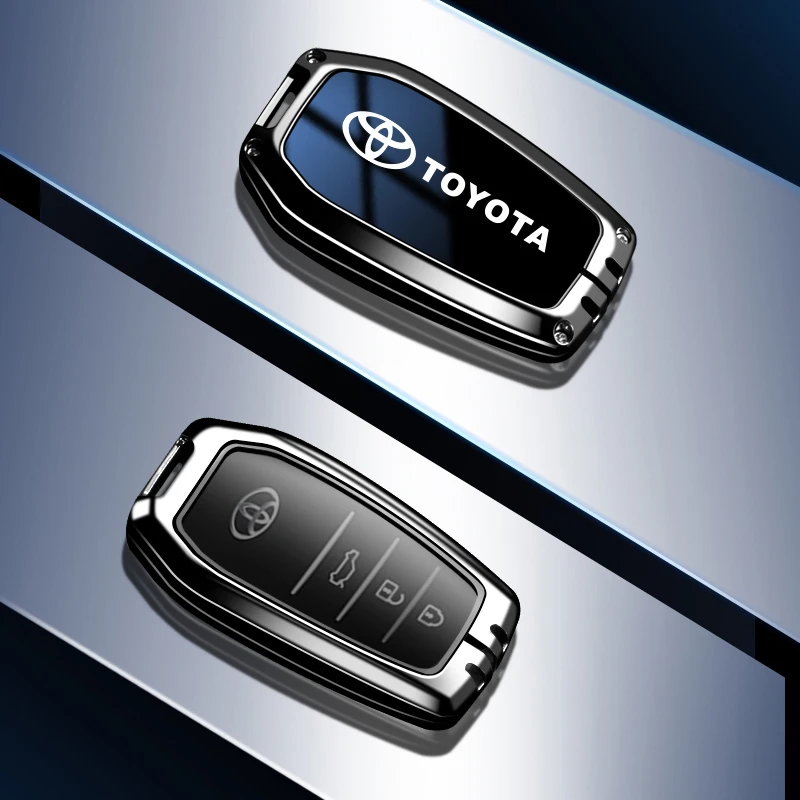 Чехол для автомобильных ключей из сплава сумка Toyota Land Cruiser 200 Prado Crown TLK Yaris Cross Hilux