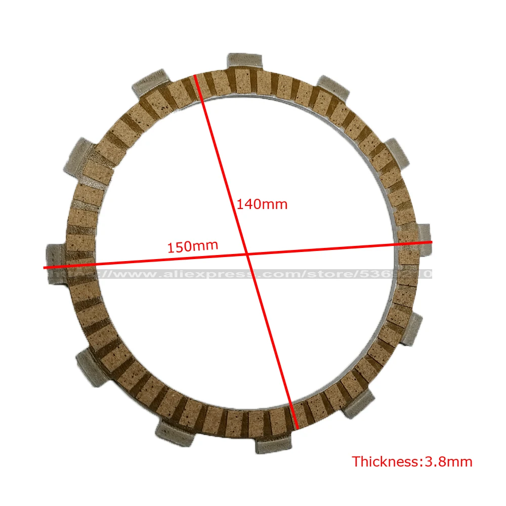 

Motorcycle Engine Parts Clutch Friction Plate For Honda CB750 CB1300 1100 CB1000 750 CBX750