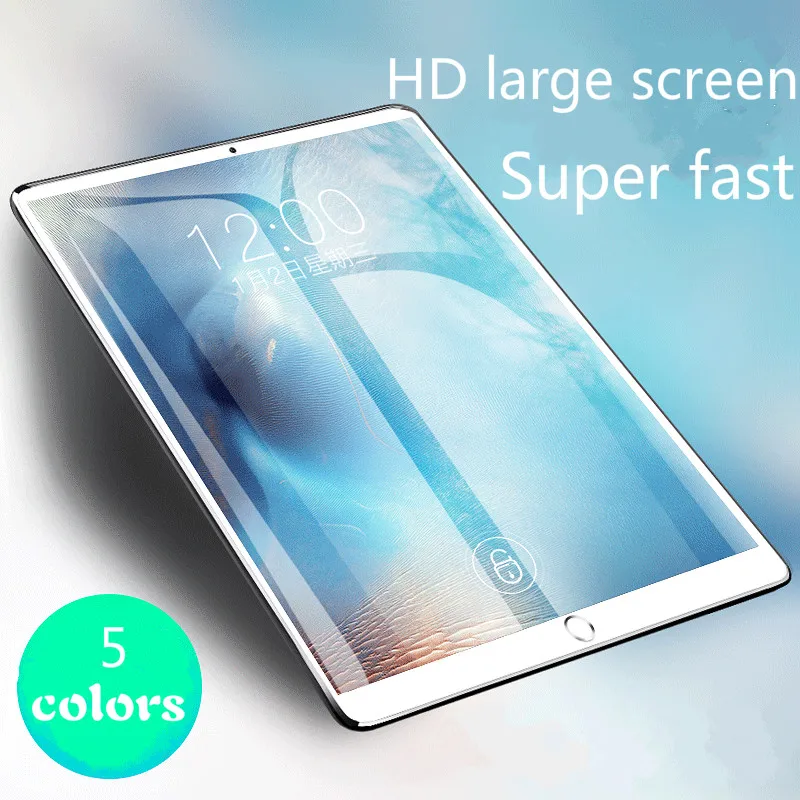 2023 Super 10.1 inch 4G+64GB Tablet PC Android 9.0 Octa Core 3G 4G LTE Tablets 5.0 MP Back Camera WiFi Bluetooth GPS
