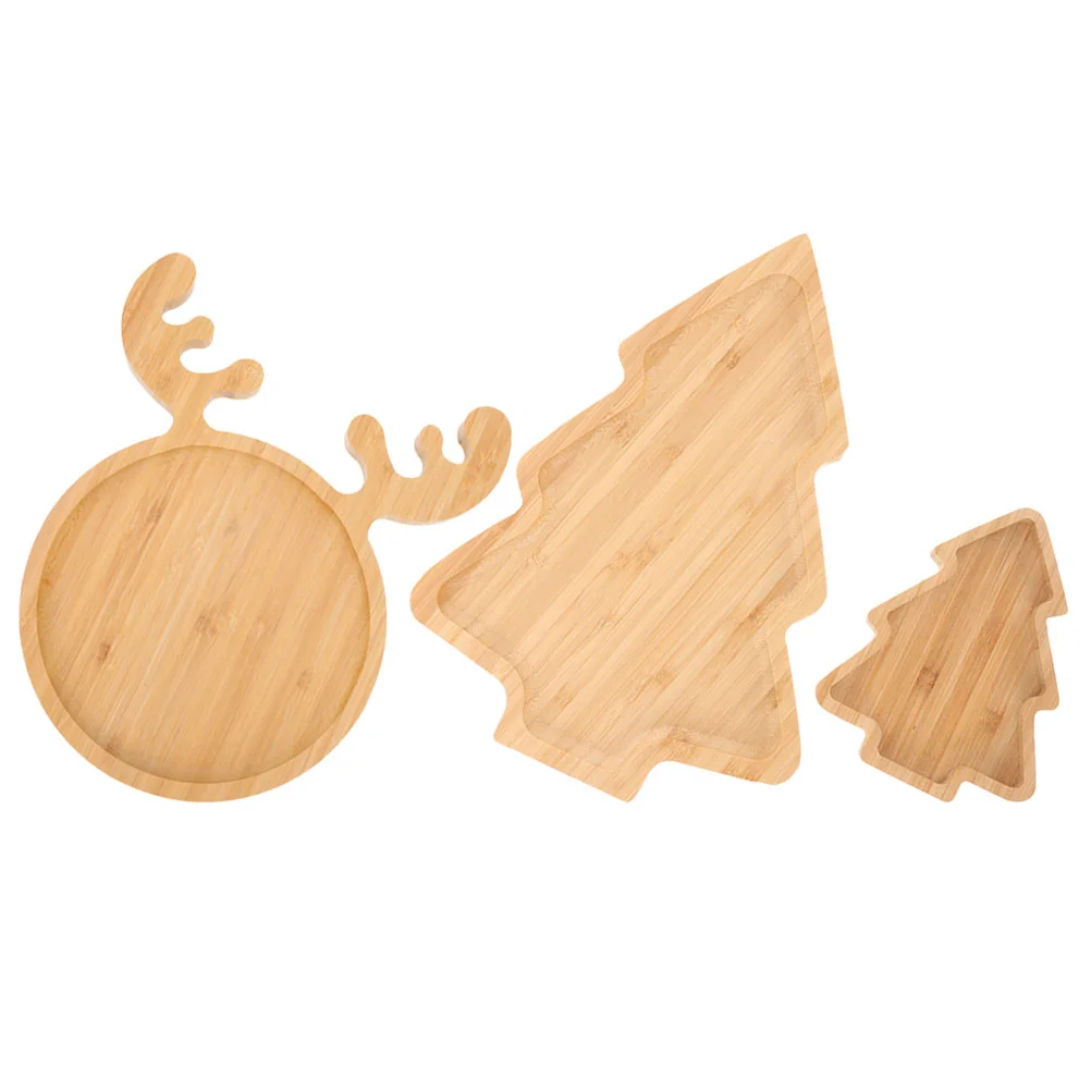 3 шт. Рождественская тарелка сервировочная посуда еда рождественская елка