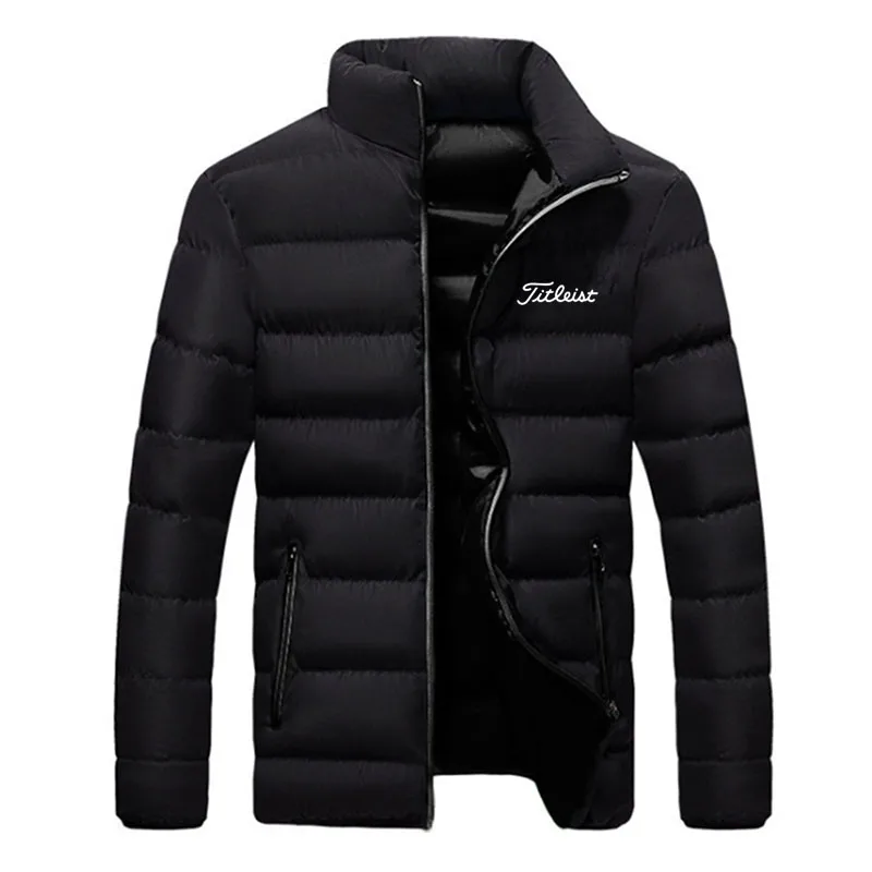 

Men's Golf Brand Jacket Gentle Zipper Coat Autumn Winter Down Sports Jacket Casual Trendy Menswear Outwear M-4XL