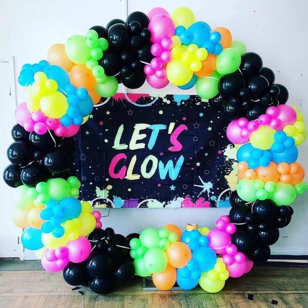 

20/40/60pcs 10inch Fluorescent Neon Latex Balloons Colored Balloon Kids Baby Shower Birthday Wedding Party Decor UV Glow Globos