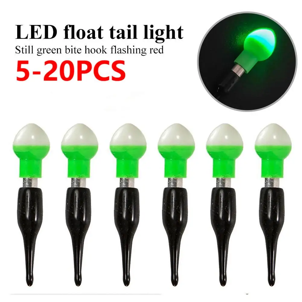 

2-20pcs LED Float Tail Light Gravity Sensor Luminous Float Glow Stick Electronic Light With CR311 Battery Night Fishing Tackle