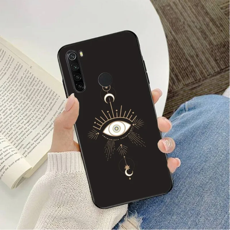 Evil Eye Lucky Eyes Art Phone Case For Huawei P50 P40 P30 Pro Lite P Smart 2021 2019 Magic 3 Soft Black Phone Cover images - 6
