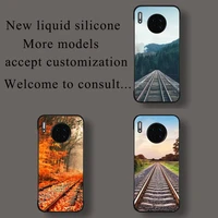 railway train track scenery phone case for huawei honor mate 10 20 30 40 i 9 8 pro x lite p smart 2019 nova 5t
