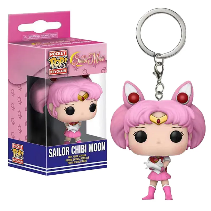 Сейлор Мун чибисша милый мультяшный кукла брелок Funko Pop Kawaii игрушка рюкзак