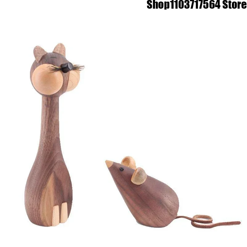 Скандинавский дом из цельного дерева высококачественная игрушка для мыши и