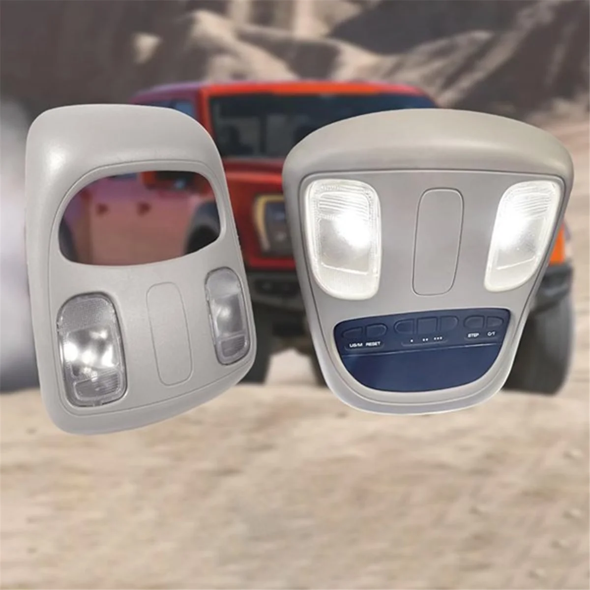 Автомобильная верхняя подсветка флэш-консоль для чтения флэш-памяти 1DK78BD1AA Dodge Ram