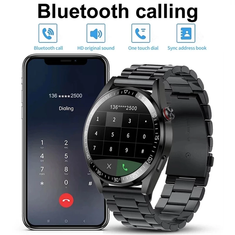 2023 New Bluetooth Call Smart Watch 454*454 AMOLED 1.39 Inch Screen Watch Always Display The Time 8GB Local Music Smartwatch Men
