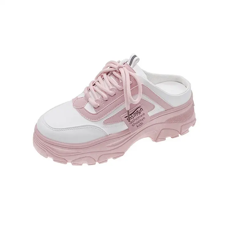 Туфли на низком каблуке Лакированная кожа Балетки Резиновая ткань Римские