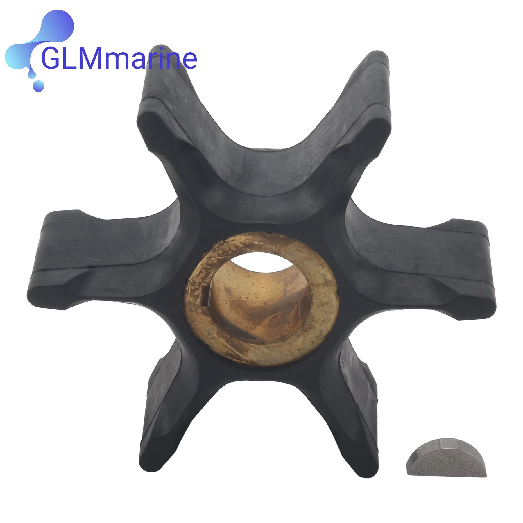 Фото Рабочее колесо водяного насоса 385072 с шпонкой для Johnson Evinrude OMC 85HP 100HP 115HP 125HP 777832 383334 384799 18-3044 №5