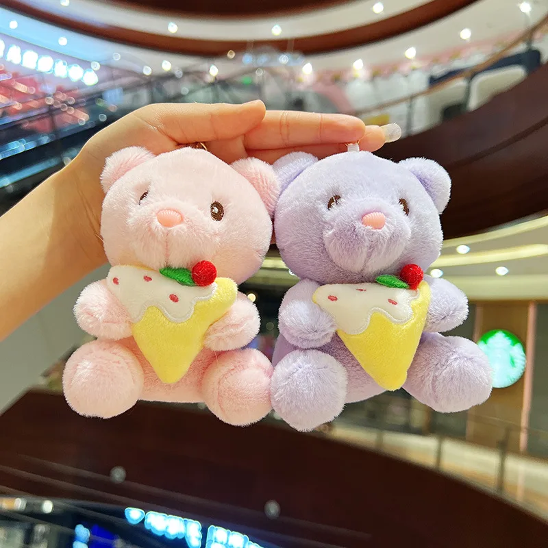 10 см Новая мультяшная милая искусственная подвеска Животные Мягкие плюшевые