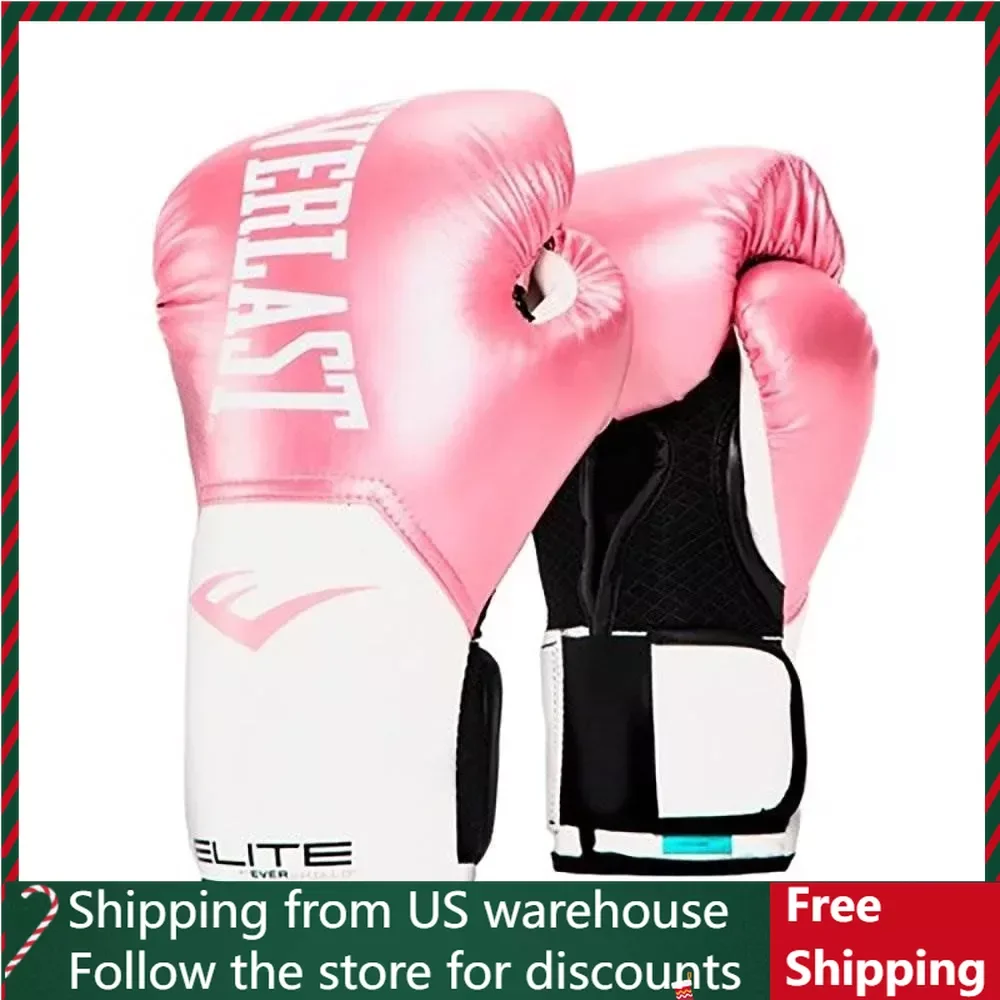 

Профессиональные Стильные Элитные тренировочные боксерские перчатки 12 унций розовая кожа Бесплатная доставка оборудование