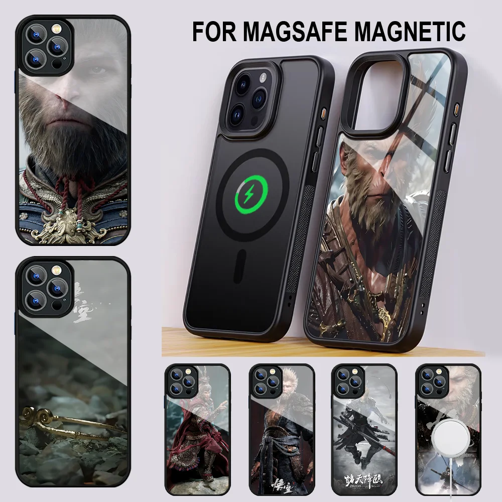 Черный чехол для телефона mitwukong 、 wukong IPhone 15 14 13 Pro Max 11 12 Mini Alex зеркальный