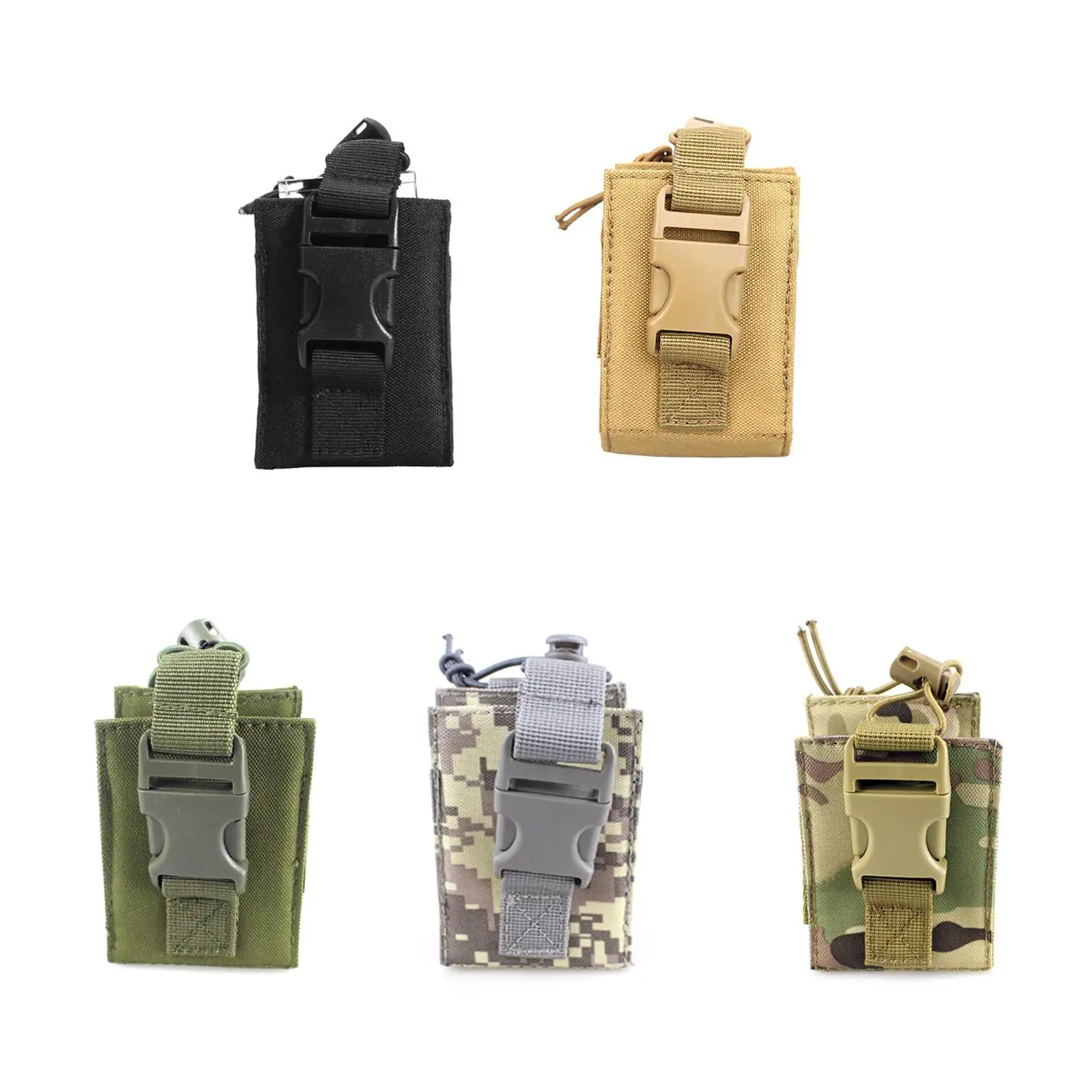 

1x Radio Pouch Holder Pocket Durable Waist Bag Carrying Case Nylon Multipurpose Universal Portable for Camping Outdoor
