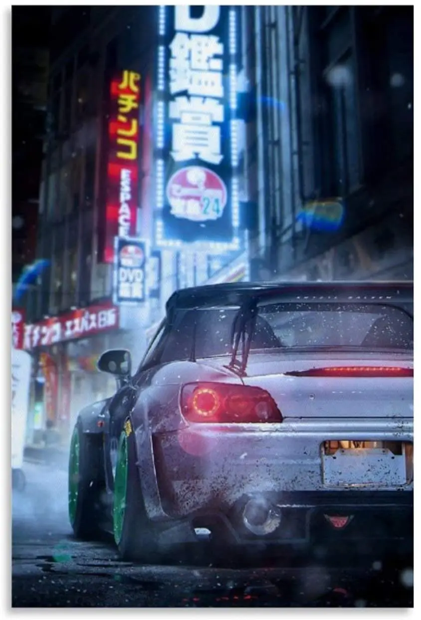 

Автомобильный плакат JDM S2000, холст, художественный плакат, картина, современный офис, семейная спальня, Декоративные плакаты, подарок, Настен...
