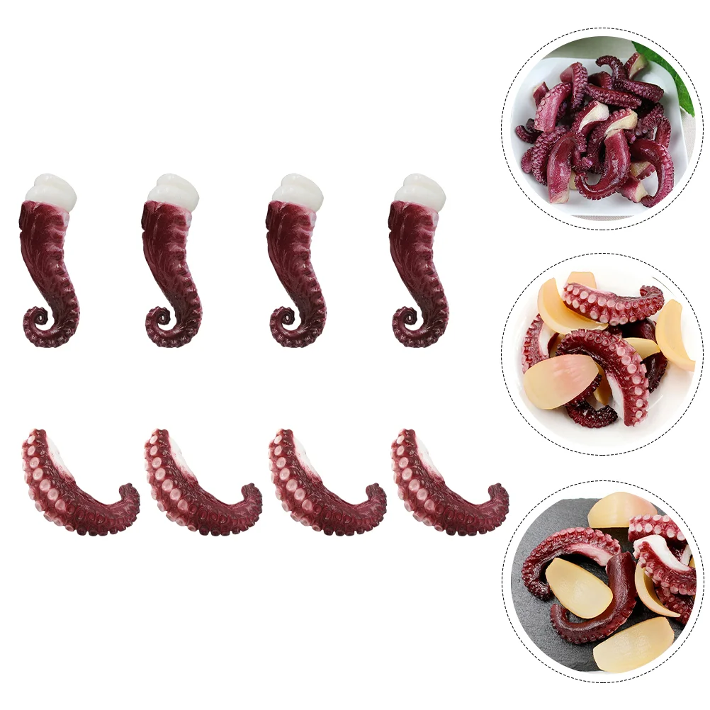 

Desktop Toys Kitchen Playset Desktop Decor Lifelike Hand Decor Play Kitchen Toddlers 1-3 Window Simulated Octopus Whiskers