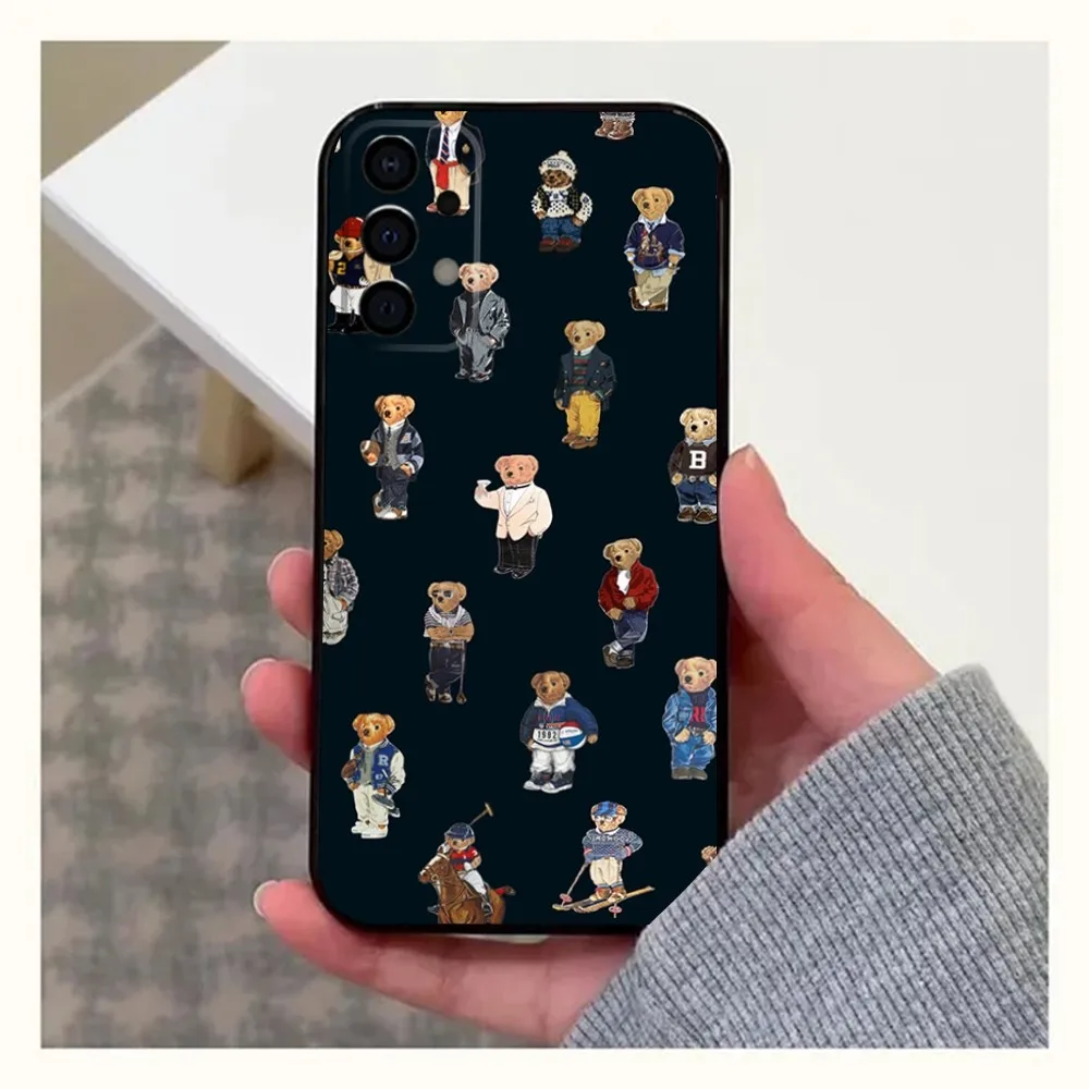 Модный чехол для телефона B-Baron F-Filou Bear Samsung Galaxy A20 A21s A22 A31 A32 A52 A53 A72 73 A80 A91 Мягкий