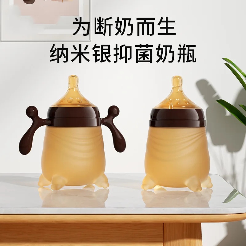 

Оптовая продажа, нано-серебряные силиконовые бутылки для кормления, бутылки для кормления новорожденных, соломенные бутылки для кормления, кормление от отлучения