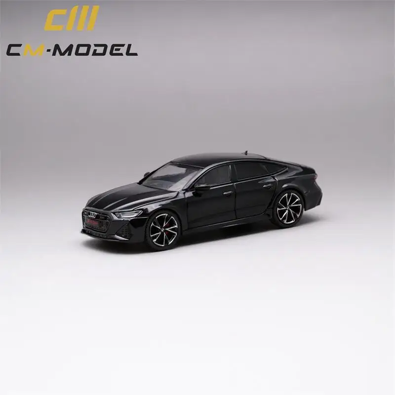 

CM MODEL 1:64 RS7 Sportback 2022 Black Diecast Model Car