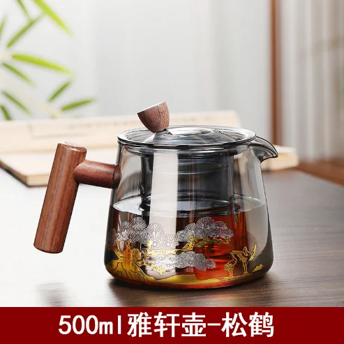 

Прозрачный стеклянный чайник 400-500 мл