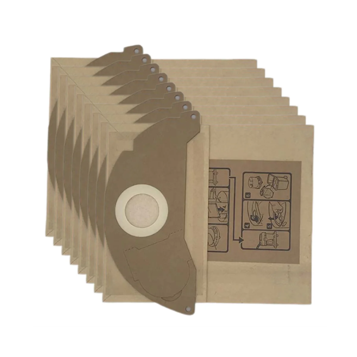 8 шт. бумажный мешок для пылесоса WD2.250 6.904-322 WD2200 A2004 A2054 A2024 WD2