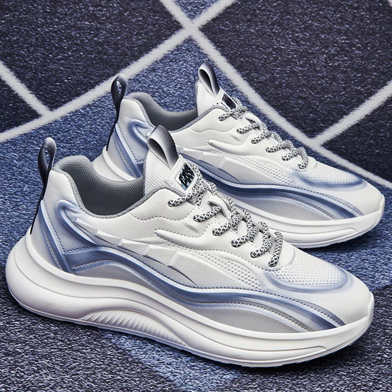 Spring and Autumn New Fashion Thick Bottom Sneakers Casual Trend of Youth Trend Shoes Running Shoes Sneakers