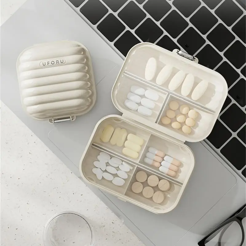 

Multifunctional Outdoor Fashionable High End Durable Pocket Moisture-proof Pill Box Compact Pill Dispenser Travel Essentials