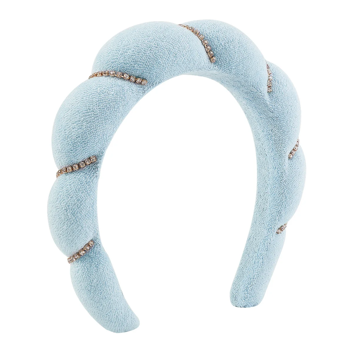 

Sponge Headband Versed Headband Puffy Headband Makeup Bubble Terry Cloth Co Spa Retro Hair Bands Soft Hairband Headwear