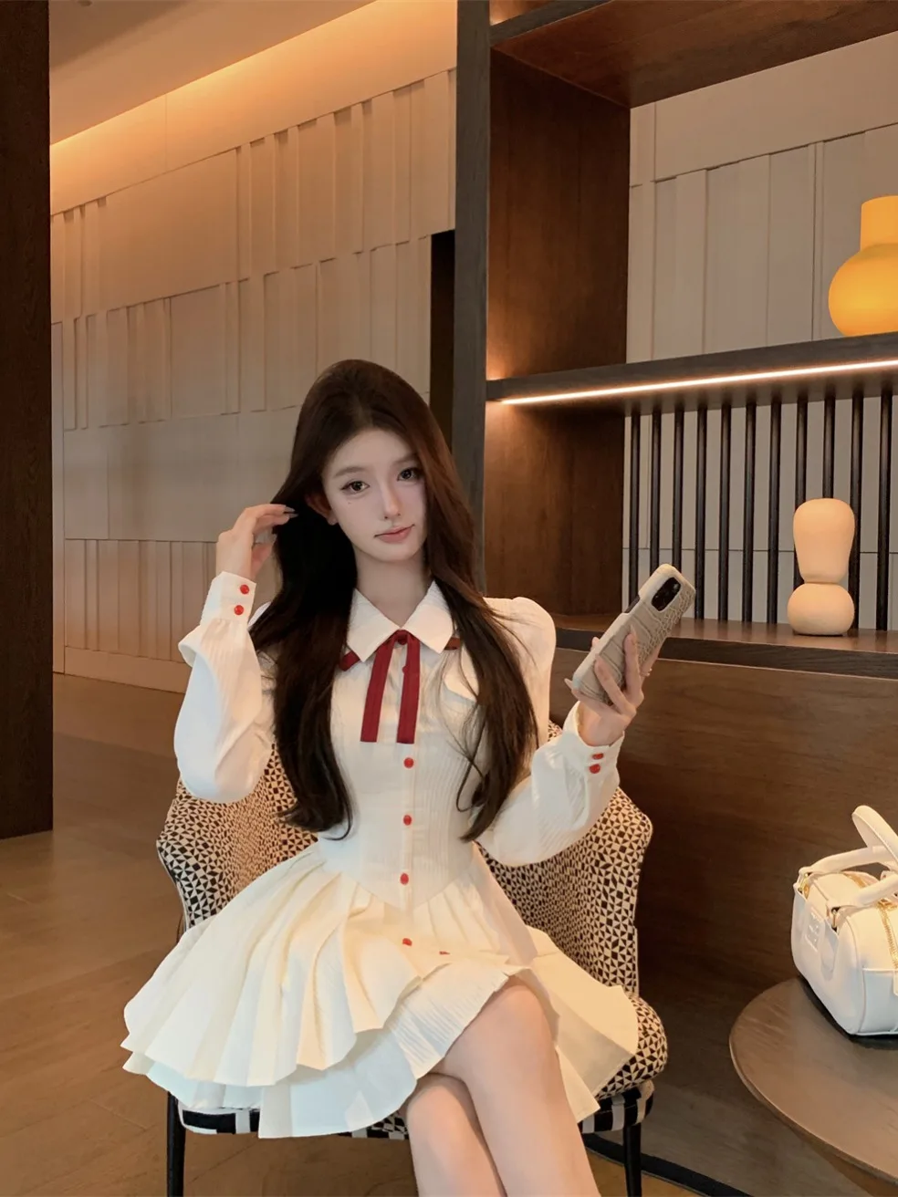 Французское уникальное шикарное милое короткое платье детское раннее осеннее