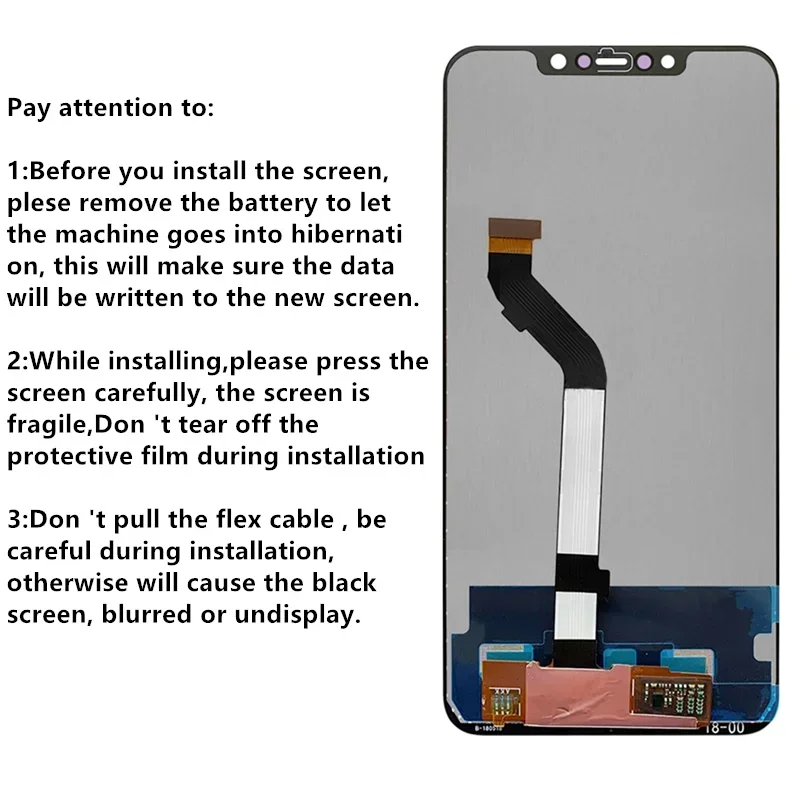 6 18 &quotдля Xiaomi Pocophone F1 POCO Дисплей с цифровым преобразователем сенсорного экрана в
