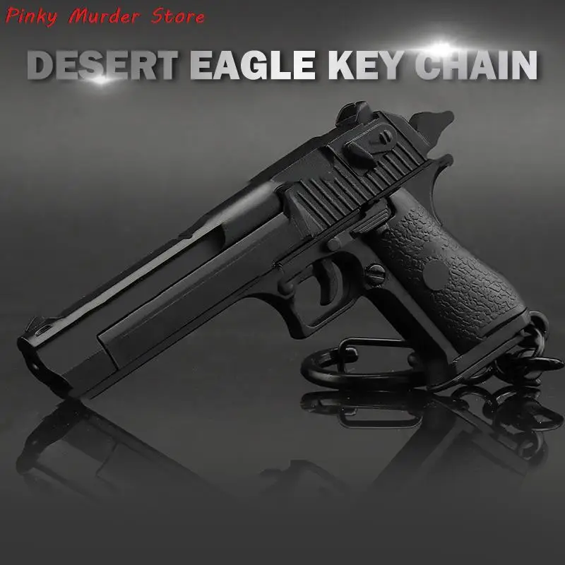 

1PC Tactical Keychain Pistol Shape Keyring Ring 1:4 Mini Portable Detachable Key Chain New