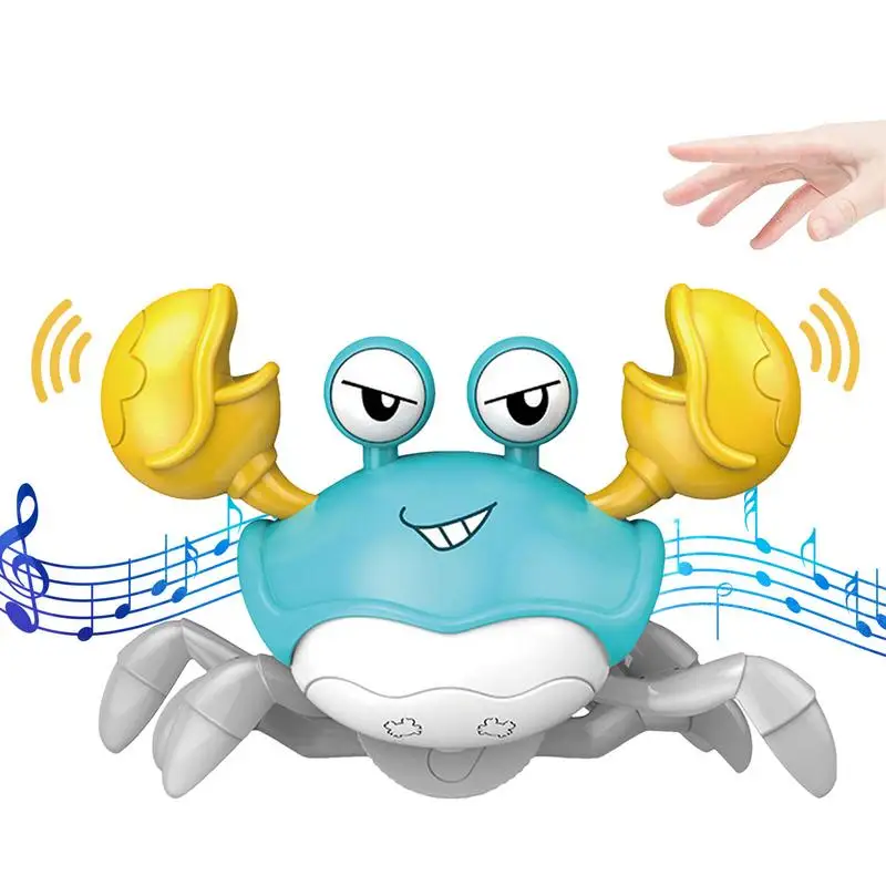 

Crab Toddlers Toy With Light Music Crawling Fun Toys Electric Crawling Crab Toy For Children Educational Toys Birthday Gifts